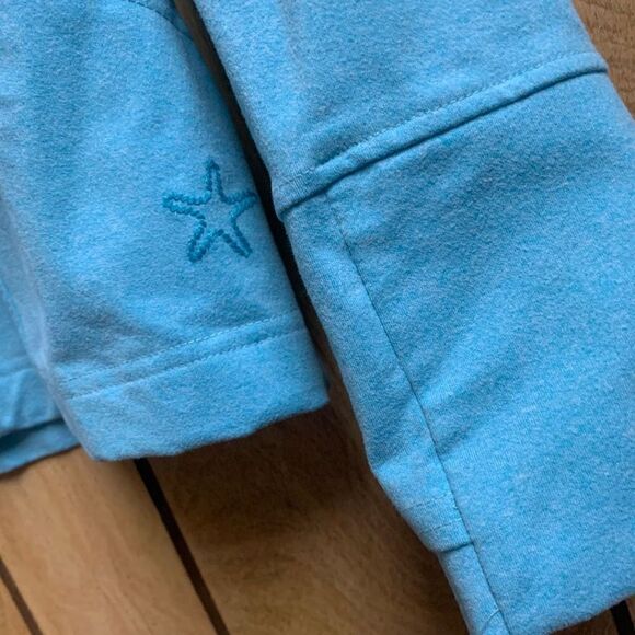 Fresh Produce Ladies Light Blue Stretchable Zip-up Mock Neck Jackets Size XS - Picture 6 of 13